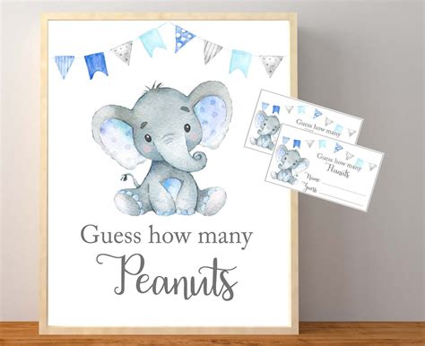 Guess How Many Peanuts Free Printable